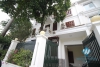 Unfurnished house with wooden floor for rent in Ciputra, Tay Ho, Hanoi.